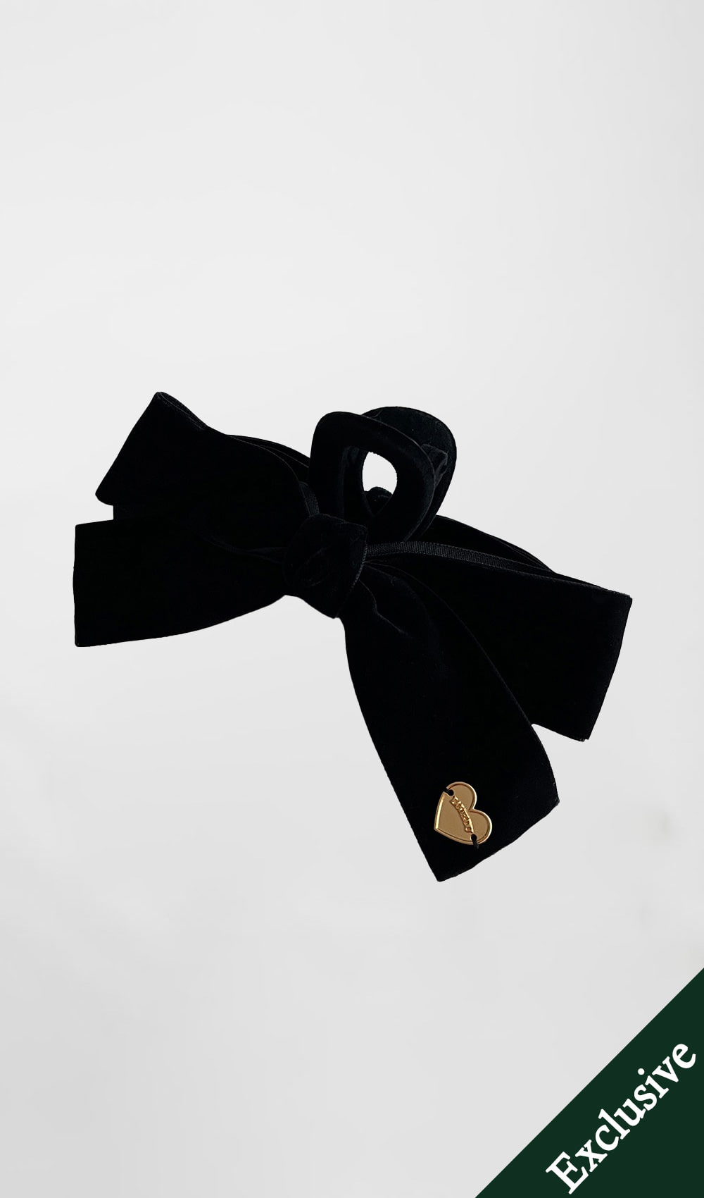 Ribbon tie clip(Black) 자체제작브랜드,30대여성의류,